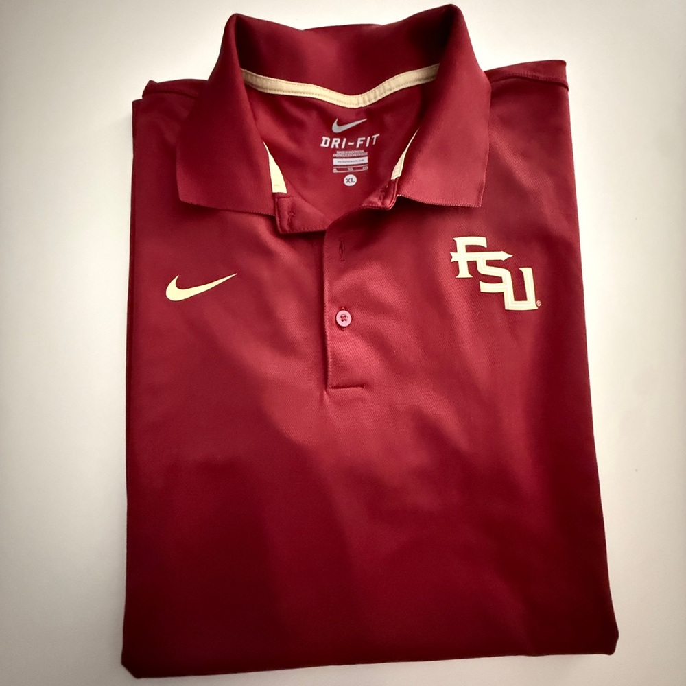 Men's Jordan Brand FSU Coaches Elite Performance Polo - XL